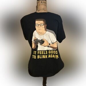 Gamer Hank Hill Graphic Tee-Unisex Size Large